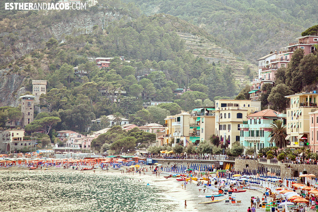 Monterosso al Mare Beach in Cinque Terre Liguria Italy | Travel Photography