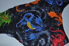 Bumstoppers One Size Hybrid Dragons Semi Custom cotton velour 