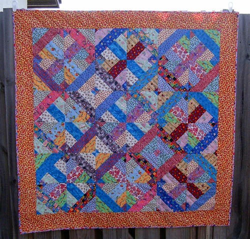 jelly roll heart quilt