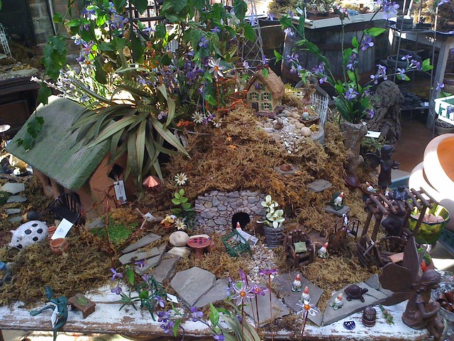 miniature garden at Bloomen Gardens in Sycamore