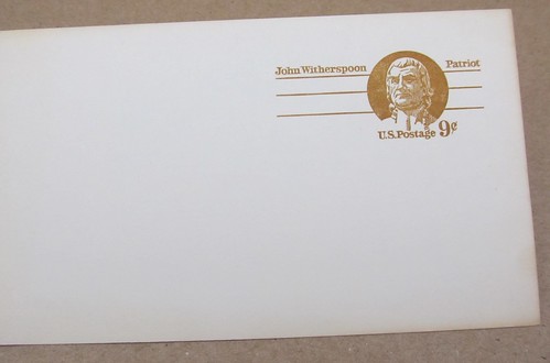 John Witherspoon Patriot USPS Postal Card