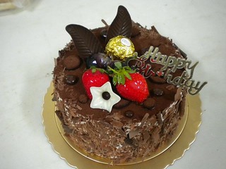 生日蛋糕 巧克力布丁