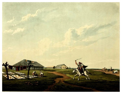 014-Estancia a orillas del San Pedro-Picturesque illustrations of Buenos Ayres and Monte Video..-1820- Emeric Essex Vidal