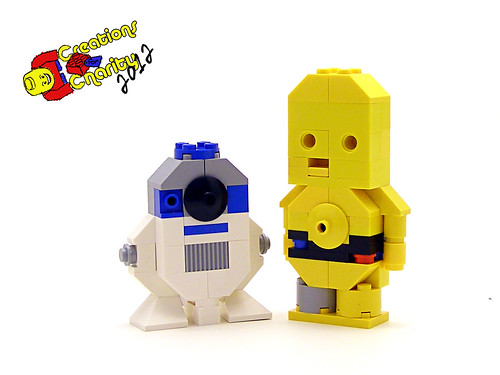 R2 and 3PO Charity Characters by Legohaulic