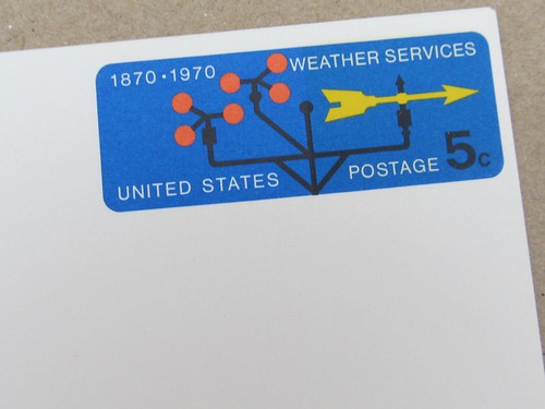 USPS Weather Service Postal Card