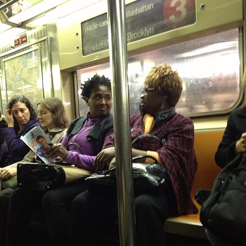 God Moves the World: reader and author #subway