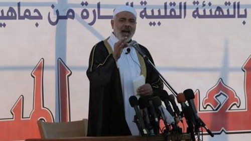 Hamas leader Ismail Haniyeh censures Israel after its bombing of an arms factory in Sudan. Israel has accused Sudan of supplying arms to the Palestinians in Gaza. by Pan-African News Wire File Photos
