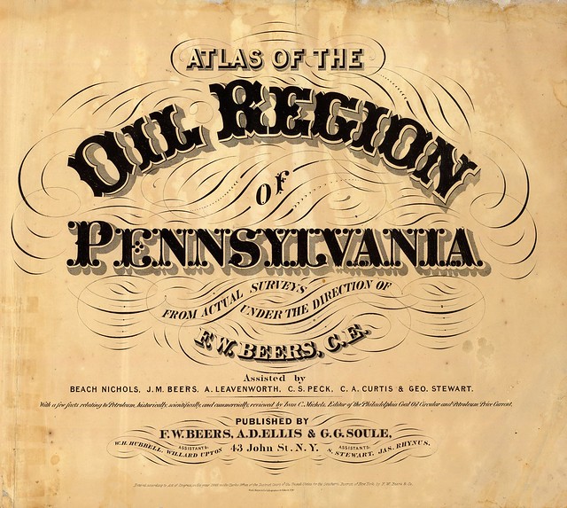 Atlas of the oil region of Pennsylvania 1865
