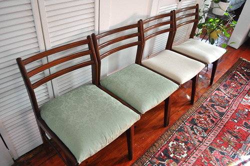 chairs, before + after