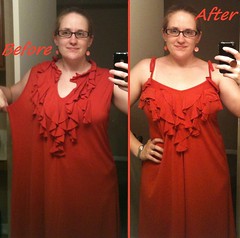Ruffled Dress Before & After