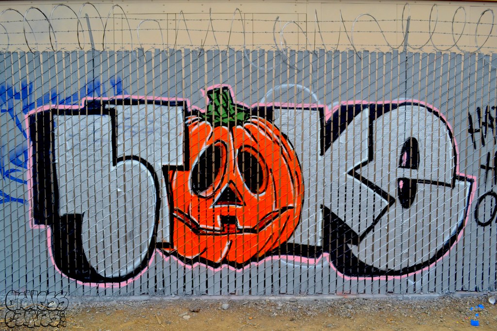 BROKE, PTV, Graffiti, Street Art, Oakland, halloween, Happy Halloween, STM