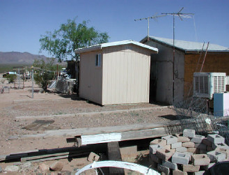 Modular bathrooms like these can be placed adjacent to homes in the Colonias, providing sanitation services that would otherwise not be available. USDA Photos