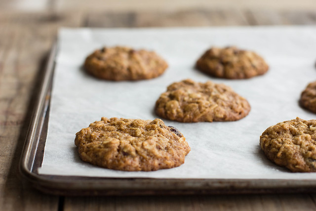 chewy cranberry, oat + coconut cookies {wheat-free}