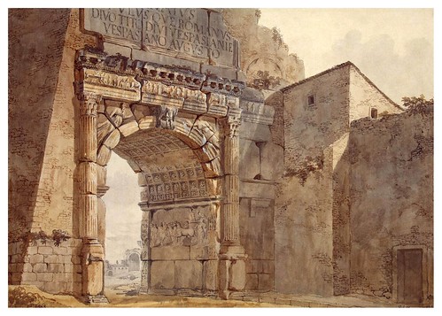 015-Arco de Tito en Roma- Charles-Louis Clérisseau- State Museum Hermitage
