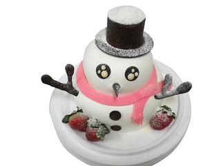 生日蛋糕 雪人