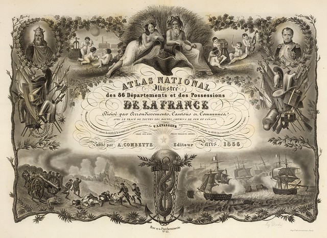 Atlas National Illustre des 86 Departments et des Possessions De La France 1856