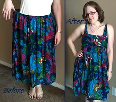 Breezy Floral Dress Before & After