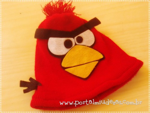 Touca Angry Birds by miudezas_miudezas
