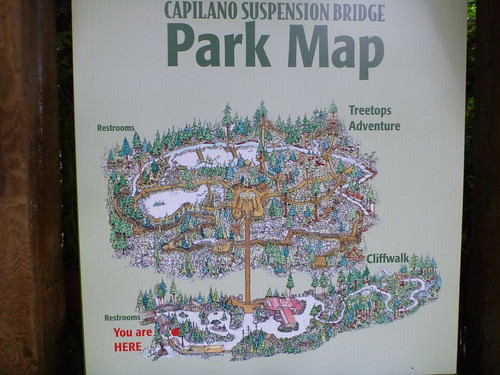 Capilano Suspension Bridge Park Map