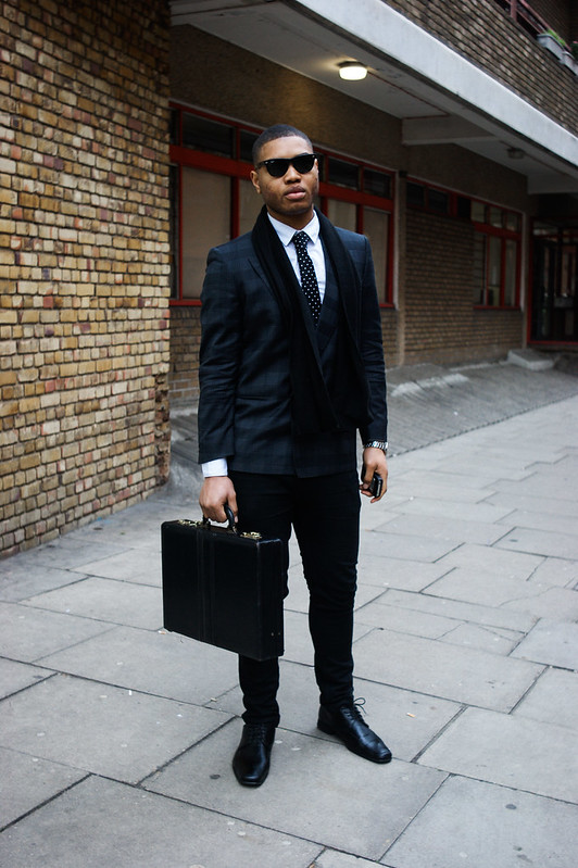 Street style - Thomas, London Collections: Men