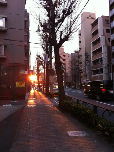 Sunrise at Zoshigaya