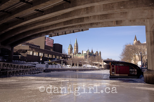 Rideau Canal - almost ready for skaters! #OttGatLove