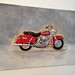 3D Motorcycle Oil Painting
