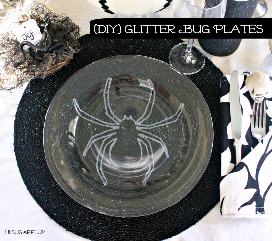 Glitter Bug Plates