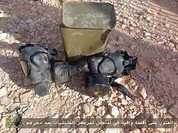 Gas masks found in Bani Walid during the siege by US-backed rebels in Libya. The population is under threat with the entering of the city by militias. by Pan-African News Wire File Photos