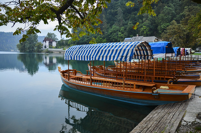 Pletna Boats - Lake Bled, Slovenia | Flickr - Photo Sharing!