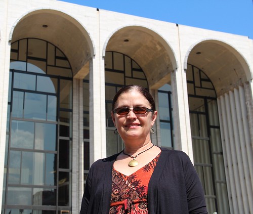 Mom at the Lincoln Center