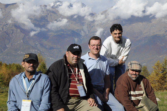  Produtores de queijo. Respectivamente: Francisco Nogueira, João Melo, Ugo Lussiana (Itália), Valdir Magri e Luciano Carvalho 