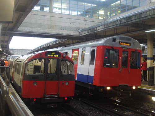 1973 Stock and D Stock at Acton Town
