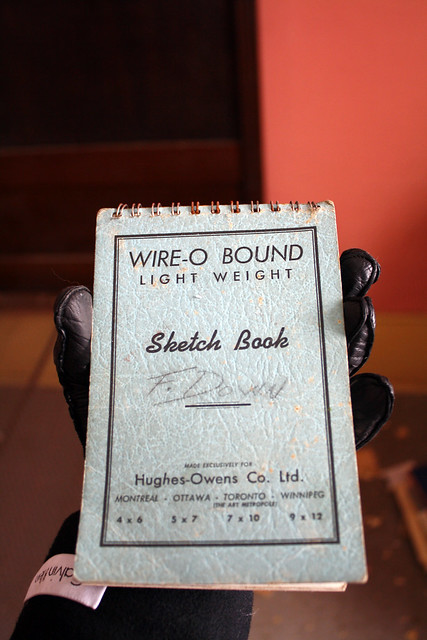 Wire-O Bound Light Weight Sketch Book - F. l)()WN