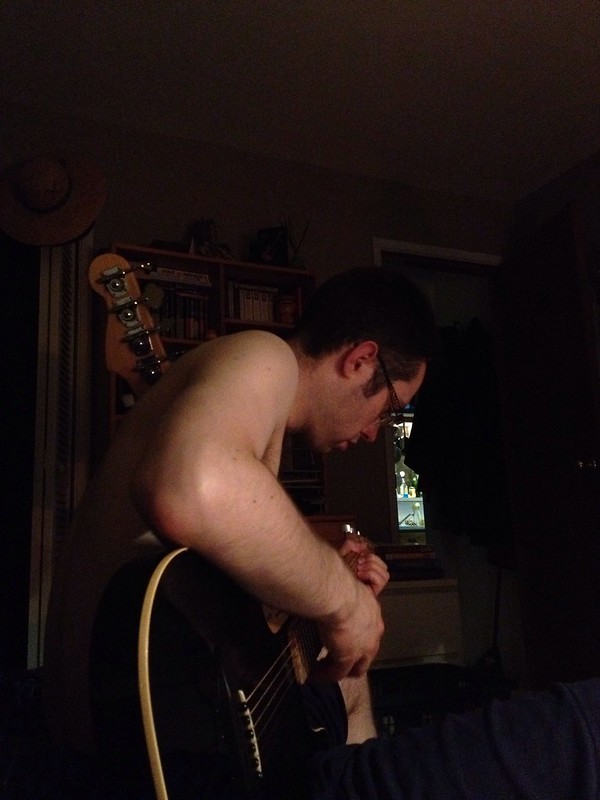 bedtime guitar playing