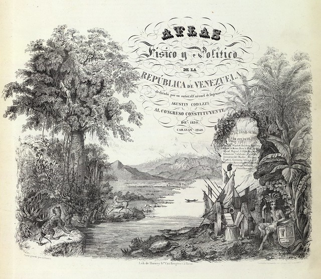 Atlas fisico y politico de la Republica de Venezuela 1840