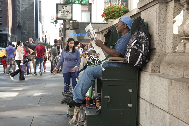Shoeshine, NYC