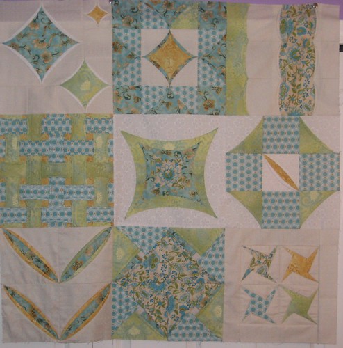 Cathedral Window Sampler Quilt