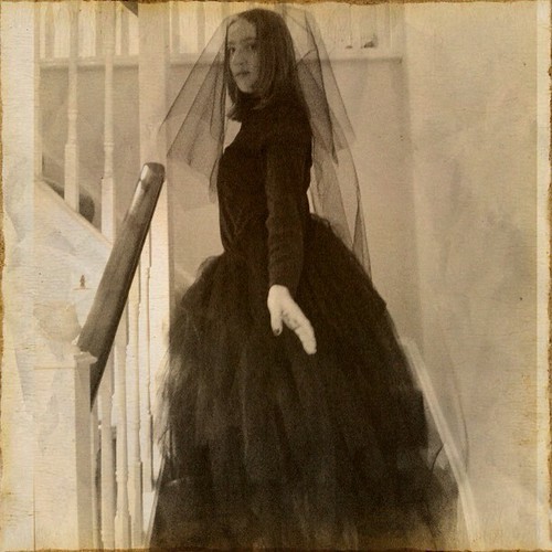 The woman in black. Or Fran, as she is more often known ;) #halloween
