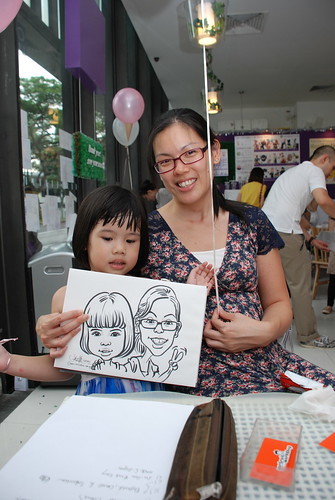 caricature live sketching for birthday party - 9