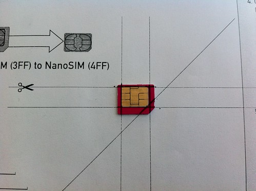 MicroSIM-ből NanoSIM #1