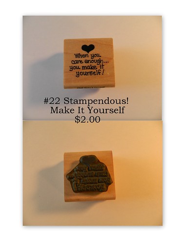 #22 Stampendous Make It Yourself $2.00