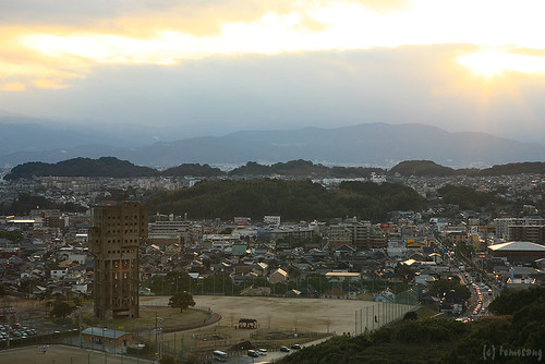 tower of Shime coal mine