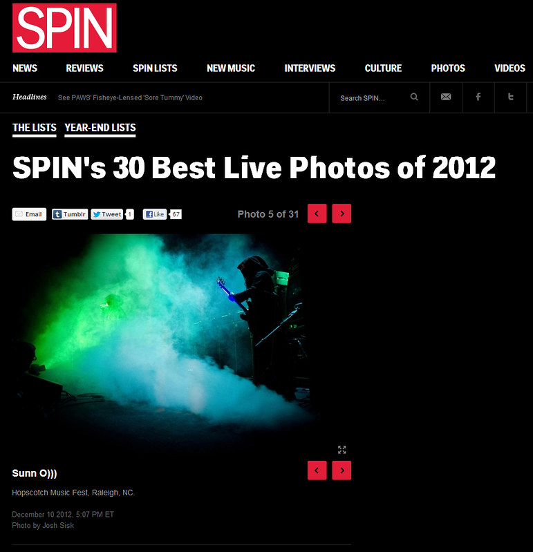 SPIN best live photo 2012