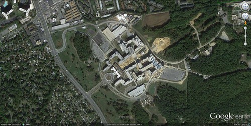 FDA headquarters in suburban Maryland (via Google Earth)