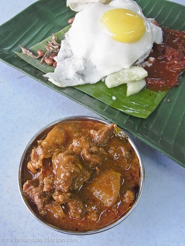 mutton curry and nasi lemak, taman sri sinar segambut R0019209 copy