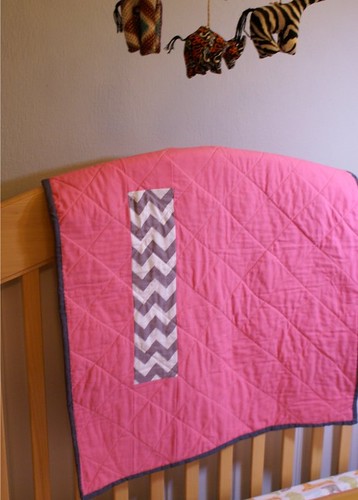 baby quilt - back