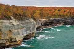 "Autumn Blaze" Pictured Rocks National Lakeshore by Michigan Nut