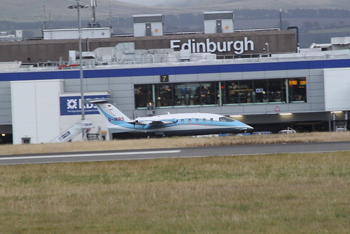 Piaggio P180 D-IRBS Edinburgh Airport