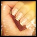 Simple DIY manicure // tiny AB white rhinestones over OPI in Bubble Bath #diy #nail #art #rhinestones #white #manicure #simple